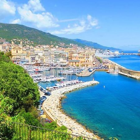 Charmant Studio Climatise Avec Parking, Au Coeur De Pietranera, Plage A 500M, Bastia A 2Km Ville-di-Pietrabugno Ngoại thất bức ảnh